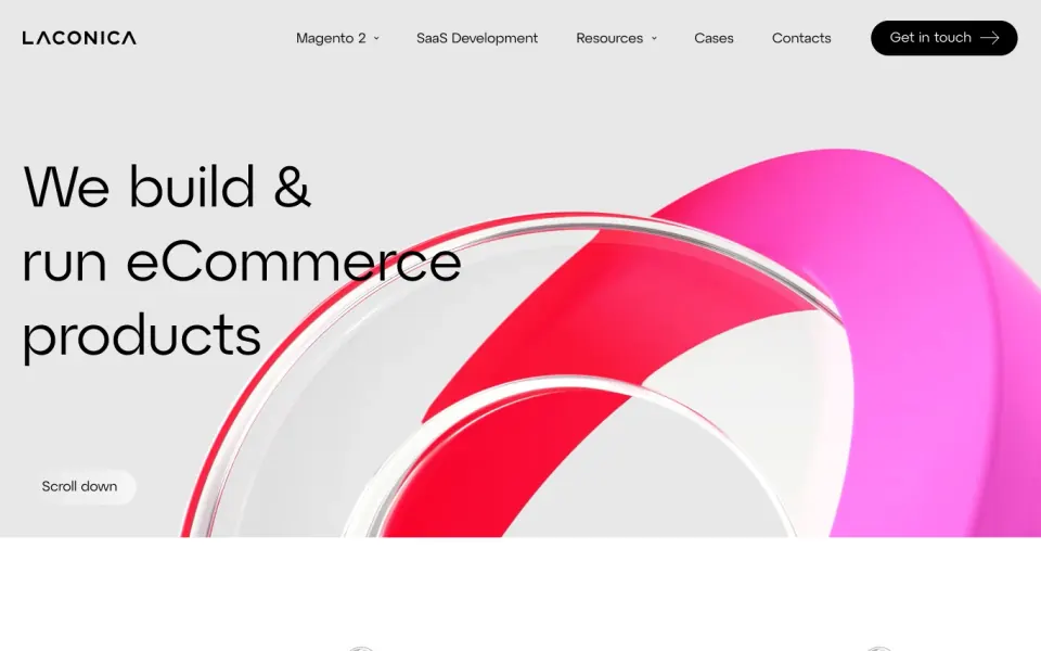 Laconica website, first screen
